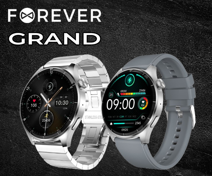 Forever GRAND SW-710 – udobna pametna ura z večjim zaslonom