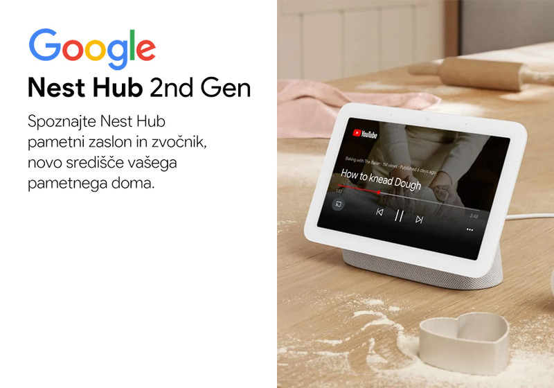Google Nest Hub 2nd Gen - pametni pomočnik!