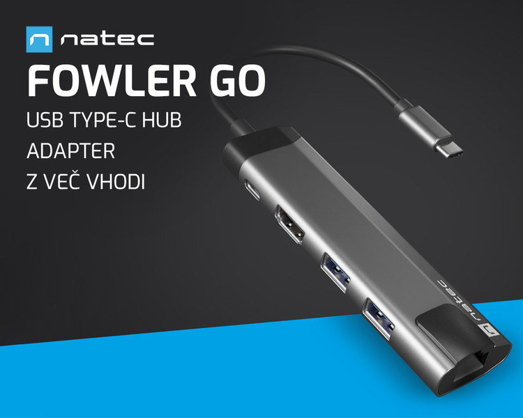 FOWLER GO - adapter USB HUB s petimi vhodi!