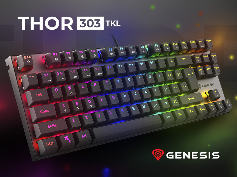 THOR 303 TKL - mehanska gaming tipkovnica