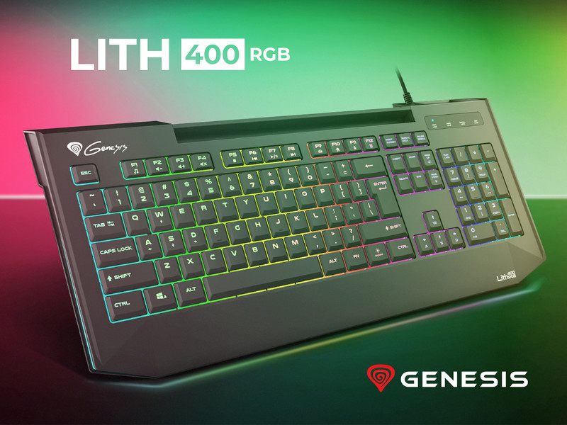 LITH 400 RGB - hibridna gaming tipkovnica