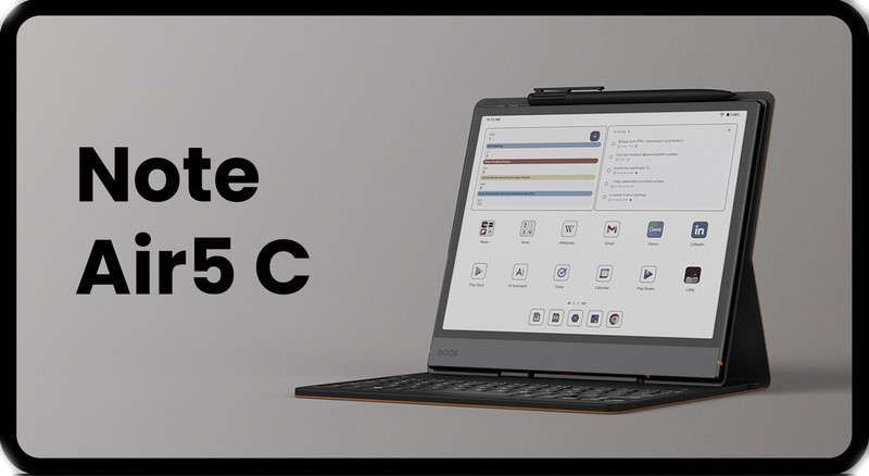 Note Air5 C - barvni e-bralnik za drzne ustvarjalce!