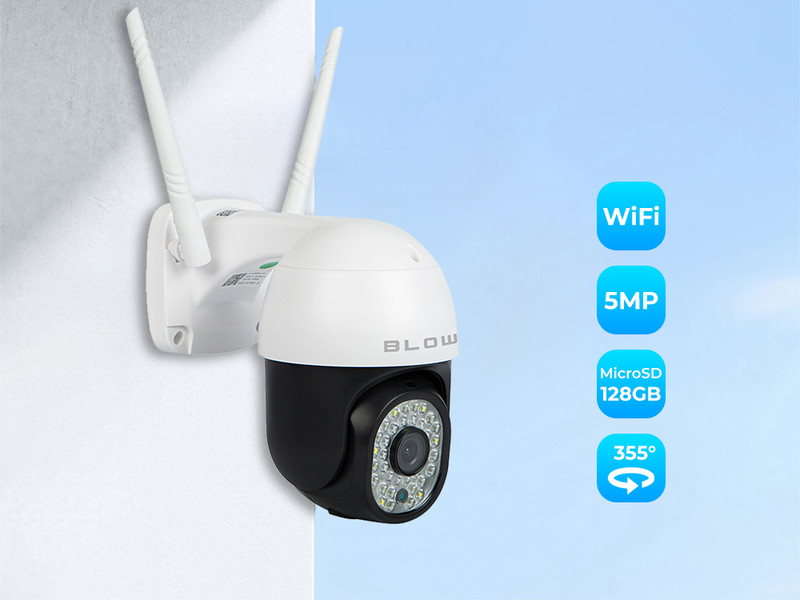 BLOW H-335 - vrtljiva WiFi IP kamera