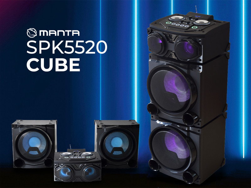 Manta SPK5520 CUBE - modularni zvočnik!