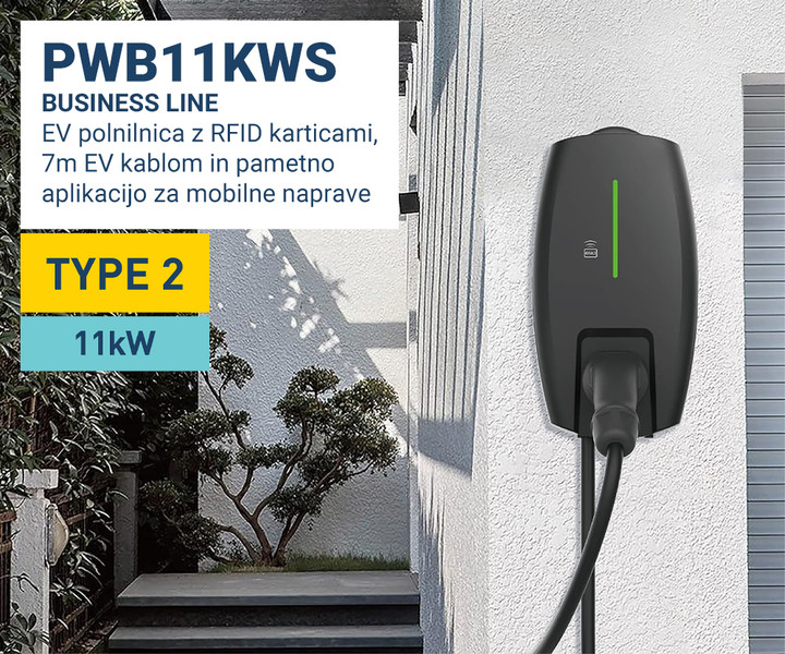 Platinet PWB11KWS - napredna EV wallbox polnilnica!