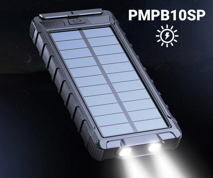 Platinet PMPB10SP - solarna polnilna baterija
