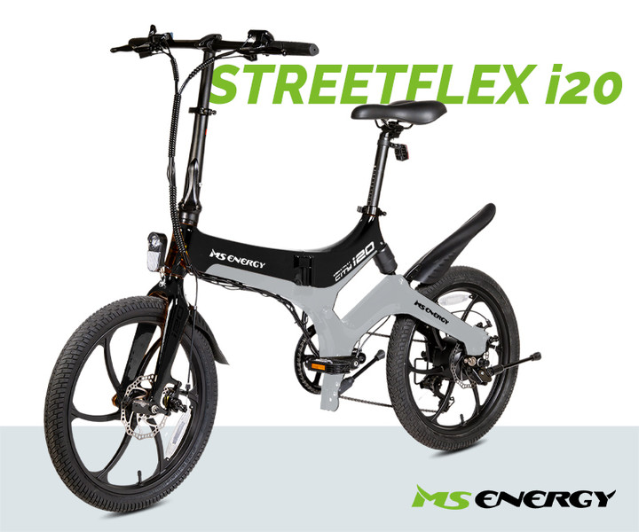 MS Energy STREETFLEX i20 – inovativno zložljivo e-kolo!