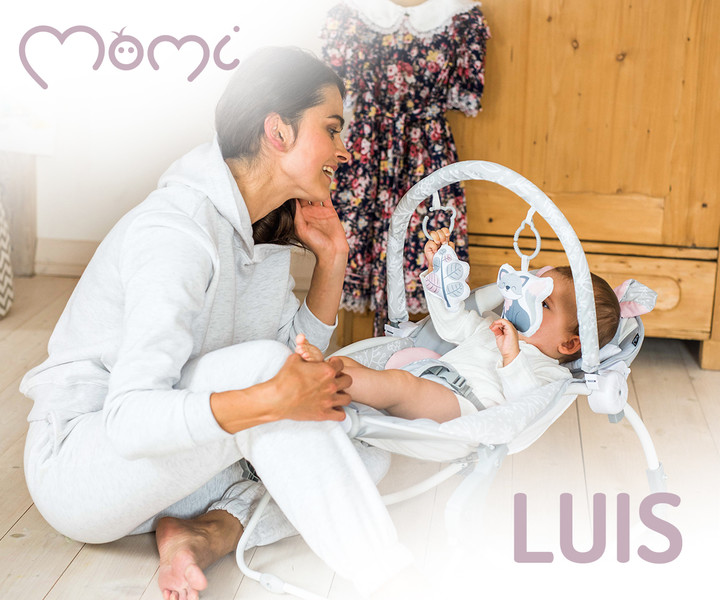 MoMi LUIS – otroški gugalnik / zibelka
