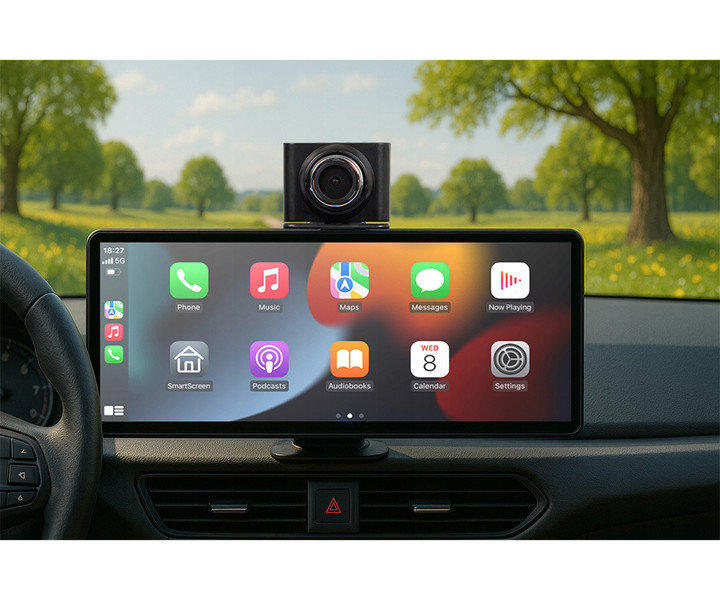 BLOW univerzalni zaslon Android Auto / Apple CarPlay, brezžični, črn