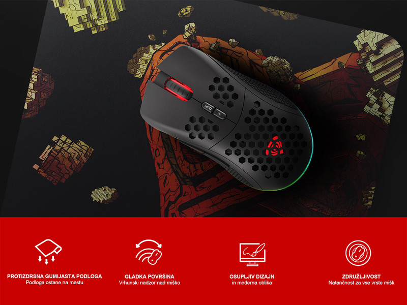 Kompatibilnost z vsemi senzorji mišk