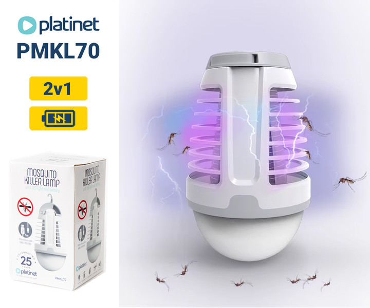 PMKL70 – 2v1 svetilka proti mrčesu!