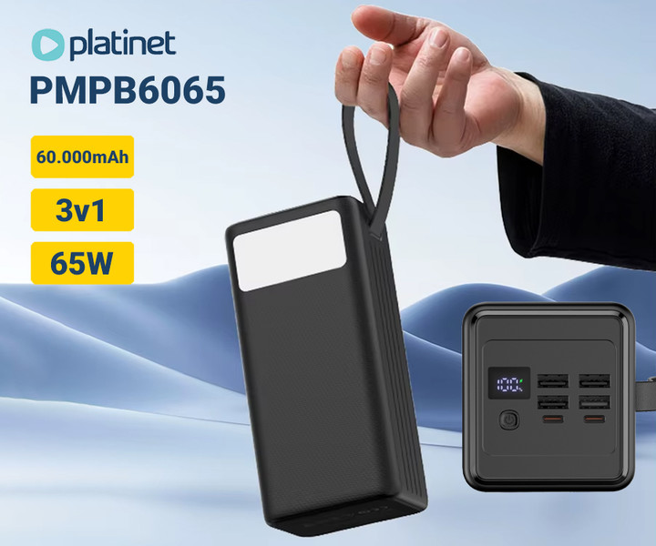 PMPB6065 – izjemen 60.000mAh powerbank!