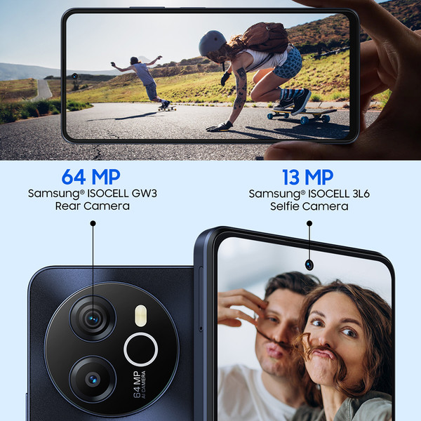 Izjemne Samsung® kamere in priloženi dodatki