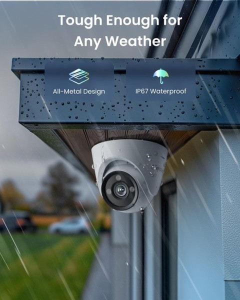 4K 8MP kupolasta PoE IP kamera z nočnim vidom ColorX