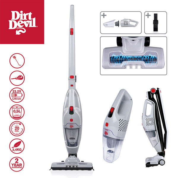 DIRT DEVIL DD9007 - 2v1 pokončni / ročni sesalnik
