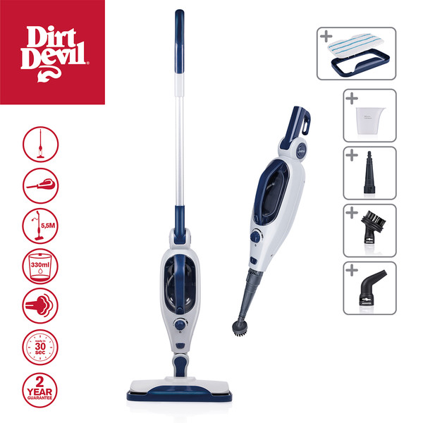 DIRT DEVIL DD7004 - 2v1 parni čistilec