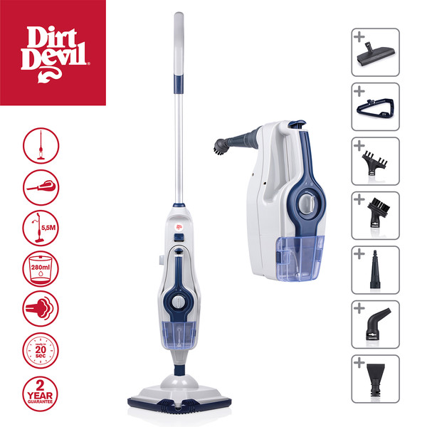 DIRT DEVIL DD7003 - 2v1 parni čistilec