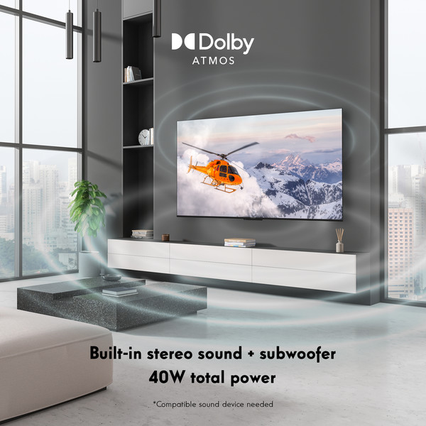 Poglobljen zvok & Dolby Atmos