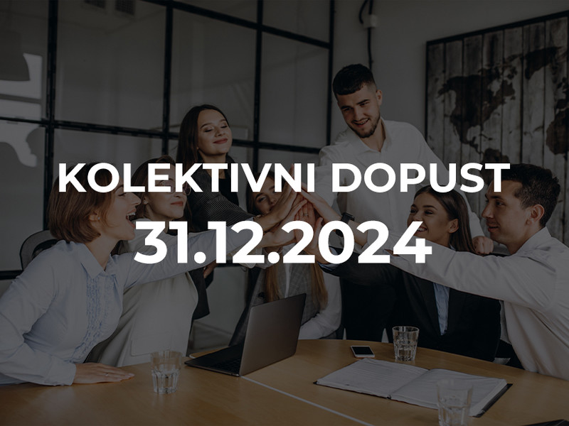 Kolektivni dopust 31.12.2024