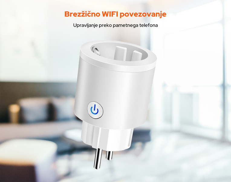 Pametna WIFI vtičnica in brezplačna aplikacija