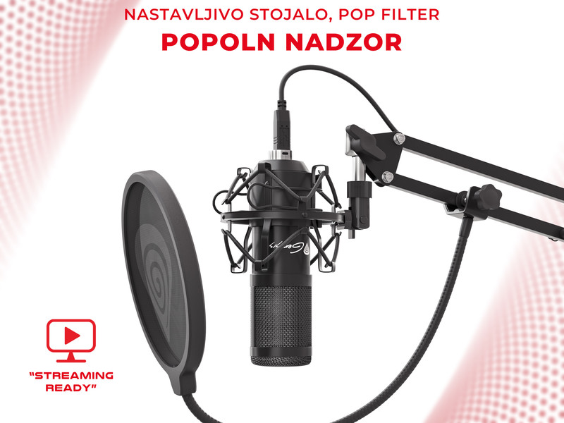 Pristen zven glasu in POP filter