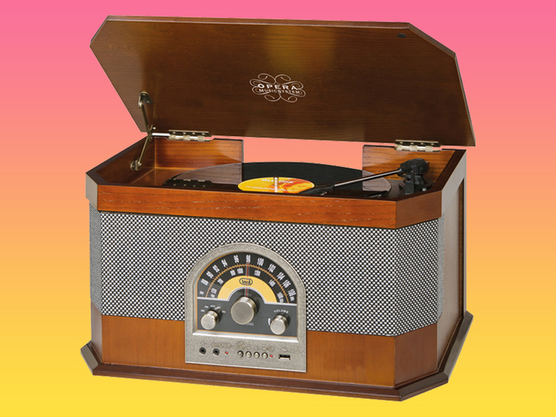 Praktičen in priročen retro gramofon