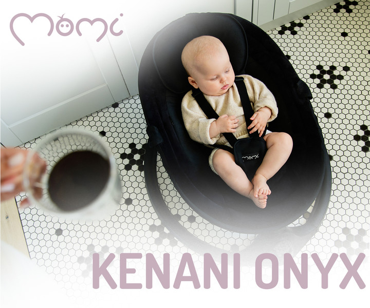 MoMi KENANI ONYX – otroški gugalnik / zibelka