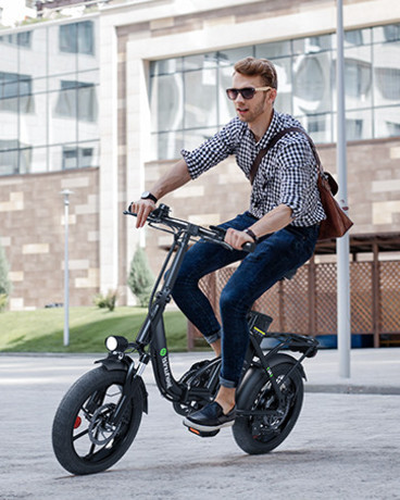 Električno zložljivo kolo ISINWHEEL U4, 16" pnevmatike, 250W motor, do 56km, do 25km/h, 36V 10.4Ah baterija, do 120kg, bel