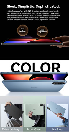 Blackview MEGA 2 pametni AI tablični računalnik, 12", 2K, 12GB (24GB)+256GB, Android, Dual WiFi, Bluetooth, GPS, 4xzvočniki + pisalo + ovitek + KB + miška, moder (Ice Blue)