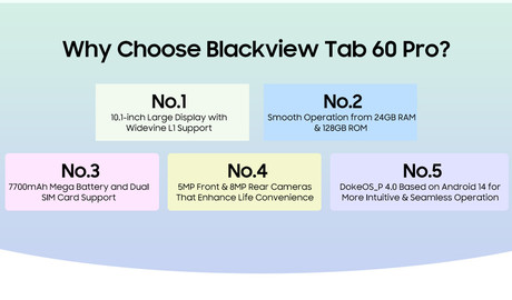 Blackview TAB 60 PRO tablični računalnik, 10.1", 4G LTE, 8GB+128GB, IPS HD+, Android, zelen (Algae Green)