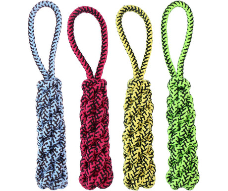 Pet Toys vrv igrača za pse, modra, rdeča, rumena, zelena, 35cm