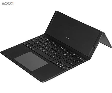 Originalna MAGNETNA tipkovnica + ovitek / etui za e-bralnik 10.3" BOOX Tab Ultra C Pro, funkcija stojala, ergonomska, sledilna ploščica, črna