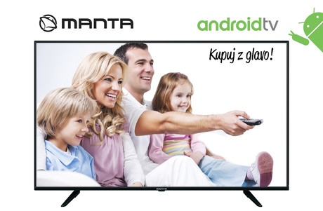 EOL - LED TV Manta 55LUA19S, 55'' (diagonala 140cm), 4K-UHD, HDR10, ANDROID Smart, WiFi, RJ45, USB, DVB-C/T2/S2, Dolby Digital