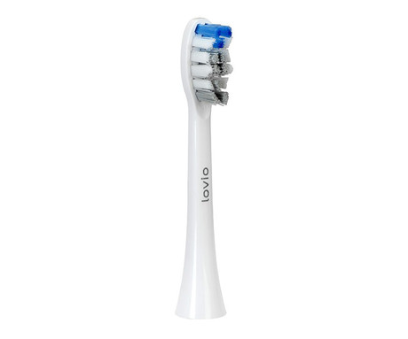 MANTA LOVIO SonicProtect PRO sonična električna zobna ščetka, 5 nastavkov, 5 načinov, 3 stopnje, senzor pritiska, Sonic Vibration tehnologija, baterija, IPX8 vodoodpornost, dodatki, bela (Pure White)
