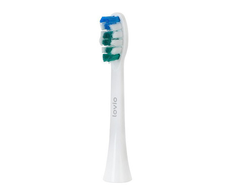 MANTA LOVIO SonicProtect PRO sonična električna zobna ščetka, 5 nastavkov, 5 načinov, 3 stopnje, senzor pritiska, Sonic Vibration tehnologija, baterija, IPX8 vodoodpornost, dodatki, bela (Pure White)