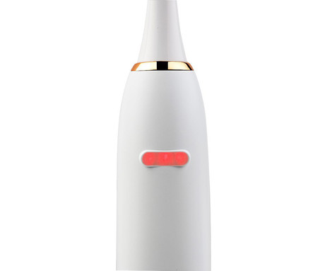 MANTA LOVIO SonicProtect PRO sonična električna zobna ščetka, 5 nastavkov, 5 načinov, 3 stopnje, senzor pritiska, Sonic Vibration tehnologija, baterija, IPX8 vodoodpornost, dodatki, bela (Pure White)