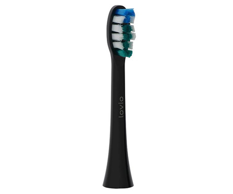 MANTA LOVIO SonicProtect PRO glave za električno zobno ščetko ščetka, 5 glav, mehka trdota, črne (Carbon Black)