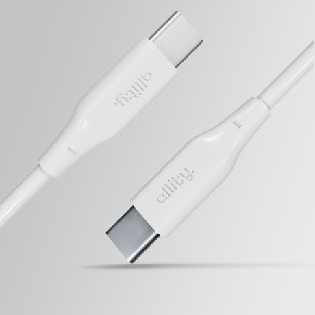 ALLITY AUC-02 kabel, USB-C na USB-C, 60W, 1m, bel