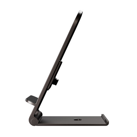 ALLITY AWC-100-15W brezžični polnilec / stojalo, univerzalni, 15W brezžično polnjenje, Qi tehnologija, nastavljiv naklon, USB Type-C, priložen kabel, siv (Graphite)