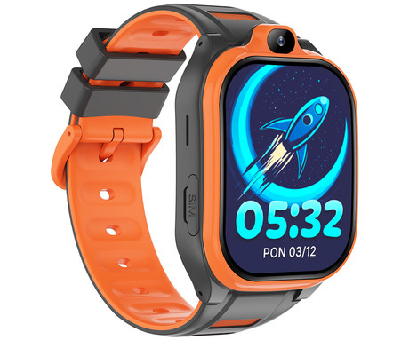 FOREVER Boost KW-530 otroška pametna ura, 4G LTE, oranžna (Sunset Orange)