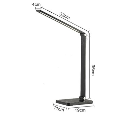 PLATINET PDL888 namizna LED svetilka, srebrna