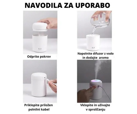 Platinet PADYM107 vlažilec in osvežilec zraka, 300ml, arometerapija, vlaženje zraka, RGB LED osvetlitev, timer / časovnik, siv Platinet PADYM107 vlažilec in osvežilec zraka, 300ml, arometerapija, vlaženje zraka, RGB LED osvetlitev, timer / časovnik, siv