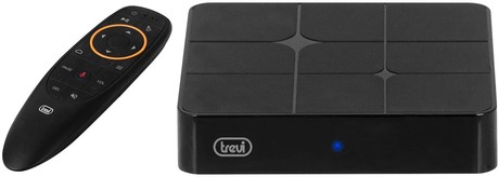 EOL - TREVI Smart Android TV Box IP-360-S8, 4K-UHD, Android, Bluetooth, HDMI, Voice conrol daljinec,