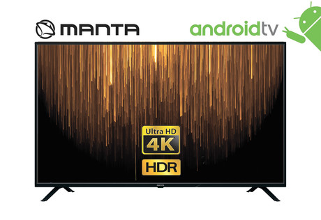 EOL - LED TV Manta 65LUA19S, 65'' (Diagonala 165cm), 4K-UHD, ANDROID Smart, HDR, WiFi, RJ45, USB, DVB-C/T/T2/S/S2, CI+, Dolby Digital