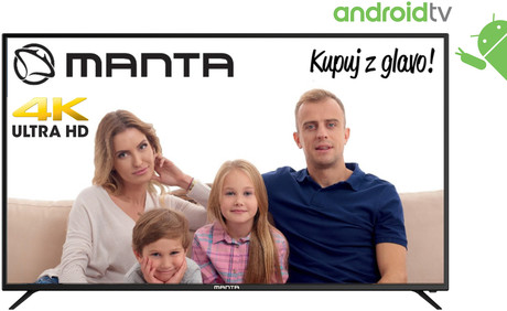 EOL - LED TV Manta 70LUA59M, 70'' (Diagonala 178cm), 4K-UHD, ANDROID Smart, HDR, WiFi, RJ45, USB, DVB-C/T/T2/S/S2, Dolby Digital