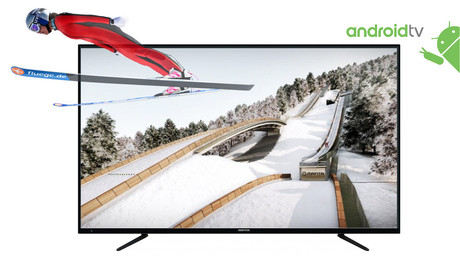 EOL - LED TV Manta 65LUA58L, 65'' (Diagonala 165cm), 4K-UHD, ANDROID Smart, WiFi, RJ45, USB, DVB-T2/C, Dolby Digital