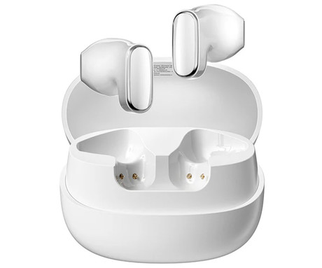 Blackview AIRBUDS 20 brezžične ušesne slušalke, Bluetooth 5.4, Advanced DNS, klicanje, mikrofon, polnilna postaja, do 29 ur, IPX7 vodoopornost, USB Type-C, bele (Ceramic White)