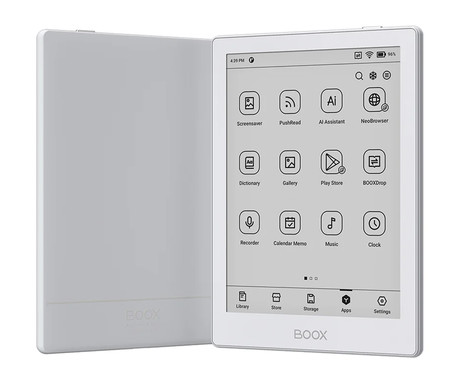 BOOX Go 6 e-bralnik / tablični računalnik, 6", Android, 2GB+32GB, WIFI, Bluetooth 5.0, USB Type-C, microSD, bel