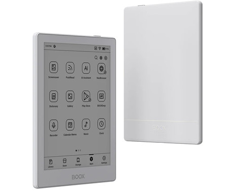 BOOX Go 6 e-bralnik / tablični računalnik, 6", Android, 2GB+32GB, WIFI, Bluetooth 5.0, USB Type-C, microSD, bel