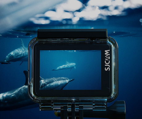 SJCAM SJ4000 WIFI akcijska športna kamera, 4K Ultra HD, 2" zaslon, digitalna stabilizacija, polnilna baterija, 170° snemalni kot, WIFI, vodoodpornost, aplikacija, +dodatki, črna